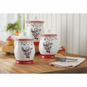 Chef 3-Piece Canister Set, , large