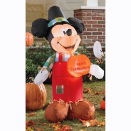Minnie or Mickey Scarecrow Inflatable, , large