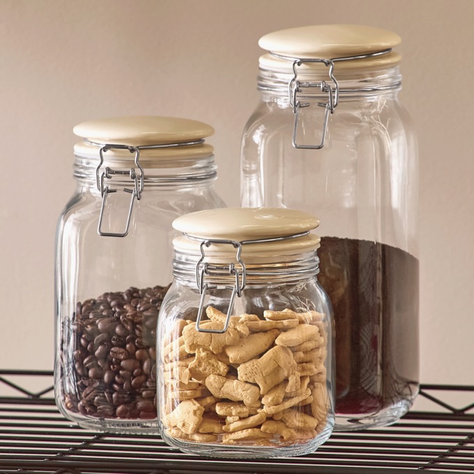 Martha Stewart Rindleton Set of 3 Canisters, , large