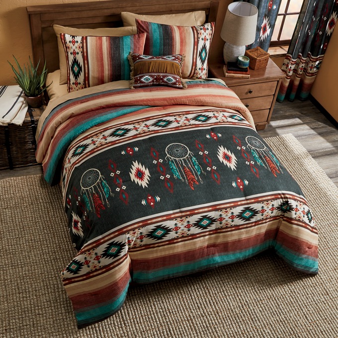 El Paso Comforter Set, Teal, large