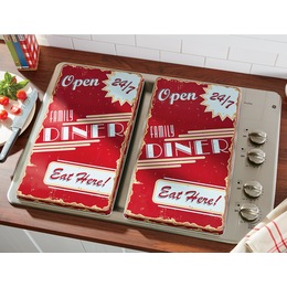Set of 2 Rectangle Burner Covers, , large