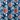Curtain Panel, Navy Floral, swatch