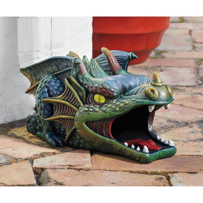 Dragon Downspout Cover, , large