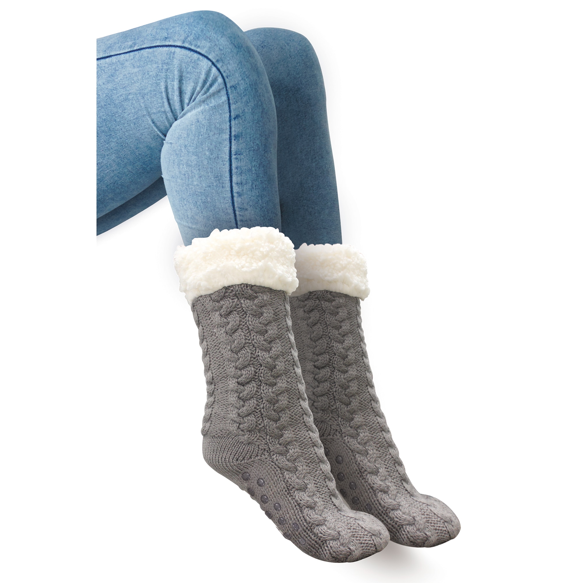 Huggle Slipper Socks, , large