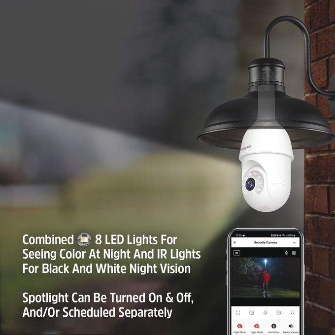 Energizer Smart Socket Camera, White, large
