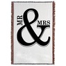 Personalized Mr. and Mrs. Throw, , large