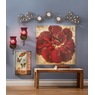 Red Flower Burst Canvas, , large