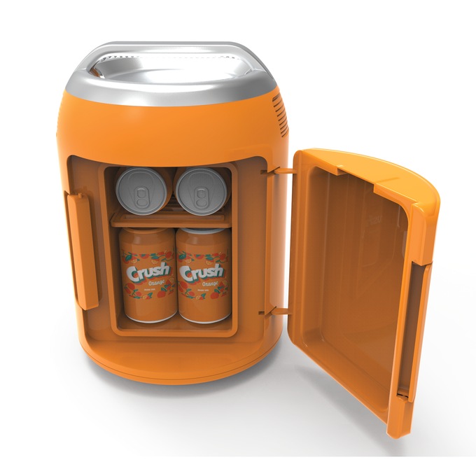 Portable 6-Can Beverage Fridge, , large
