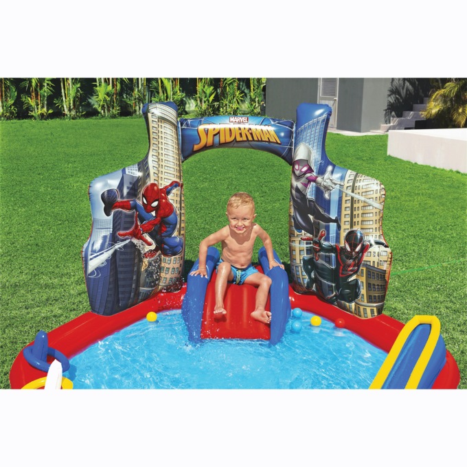 Spider-Man Inflatable Kids Water Play Center, , large