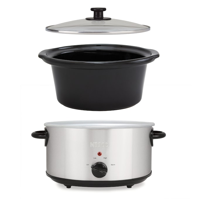 Nesco 4-Qt. Stainless Steel Slow Cooker, , large