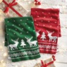 Reversible Holiday Scarf, , large