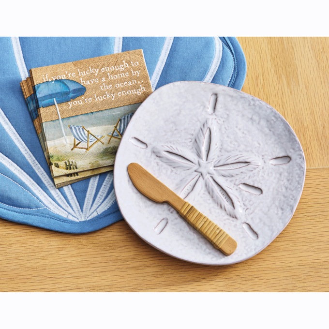 Sand Dollar Cheese Set, , large