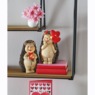 Set of 2 Lit Valentine Hedgehogs, , large