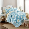 Daisy Quilt, Blue, large