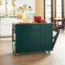 Pantry Kitchen Island, Evergreen, large