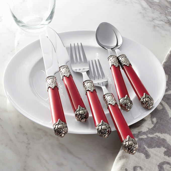 24-Piece Double-Capped Flatware Set, , large