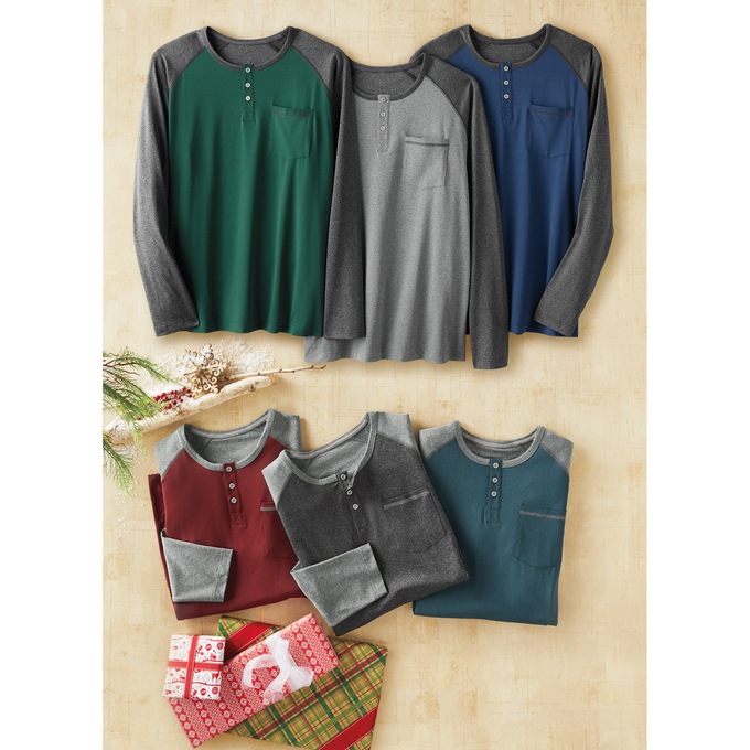 3-Pack of Raglan Shirts, , large