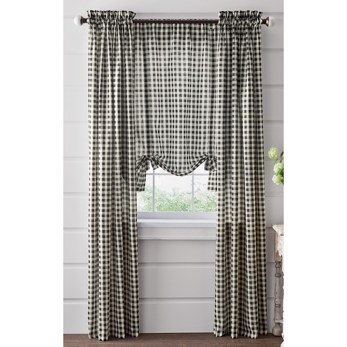 Gingham Check Panel, , large