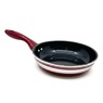 Chef Tested 8-Piece Ceramic Banded Cookware Set by Wards, Red, large