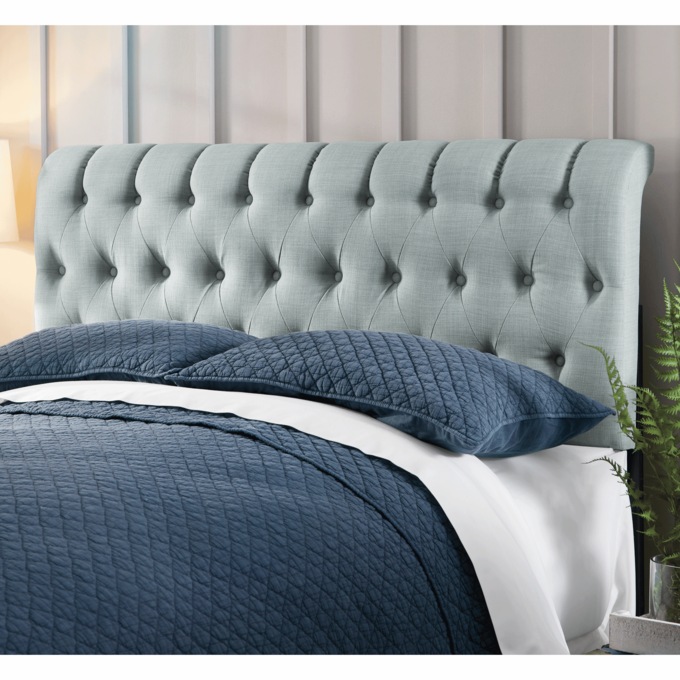 Tufted Linen Headboard, , large