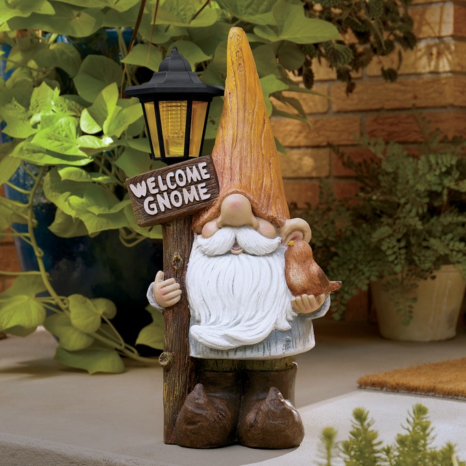 Solar Welcome Gnome, , large