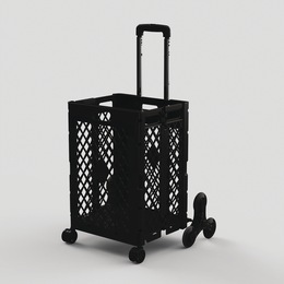 Folding Shopping Cart with Stair Climbing Wheels, , large