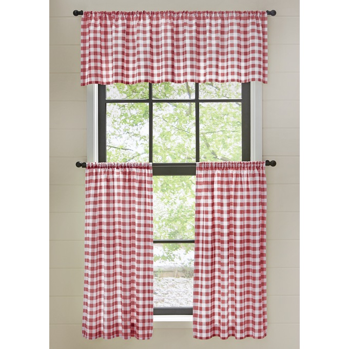 Gingham Check Window Set, , large