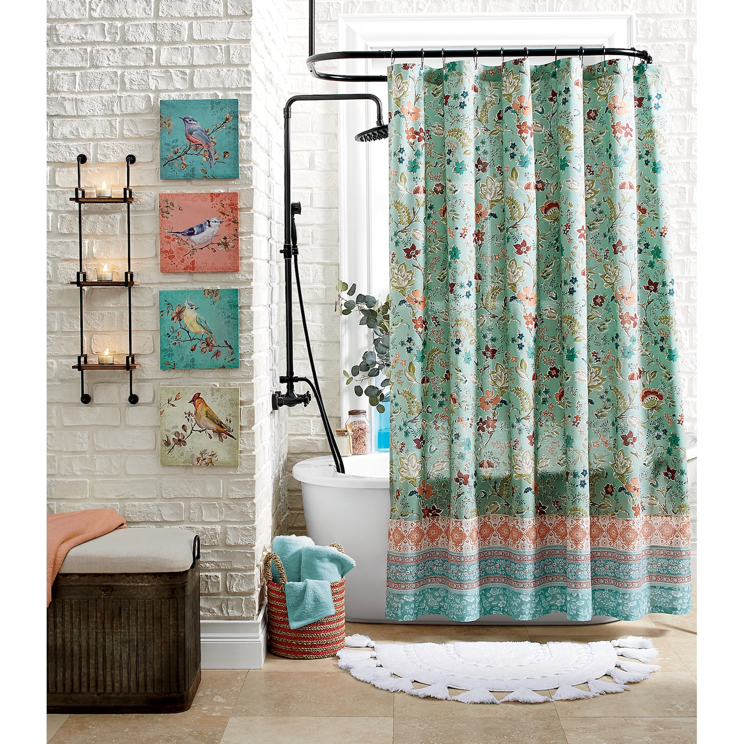 Crochet Half Circle Bath Mat Ginny's