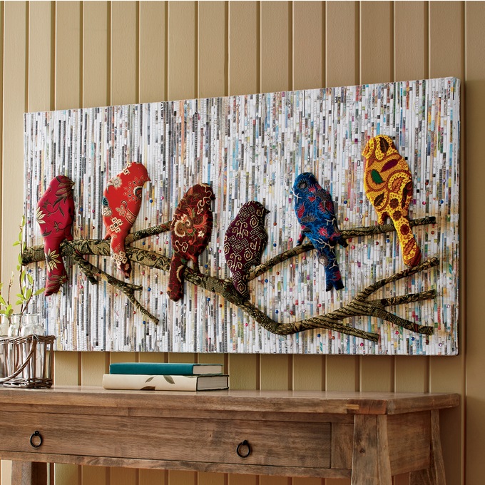 Batik wall decor sales