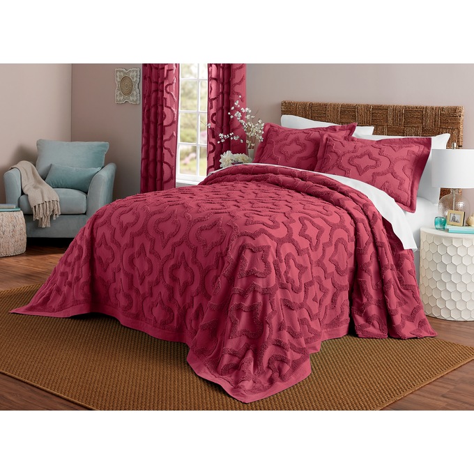 Color Connection Chenille Bedspread, , large