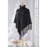 Britt's Knits Beyond Soft Chenille Cowl Neck Poncho, , large