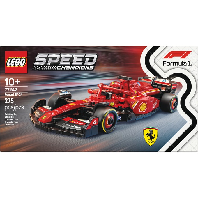 LEGO Speed Champions Ferrari SF-24 F1 Race Car, , large