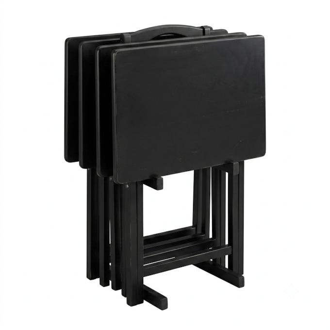Louis 5-Piece Tray Table Set, , large
