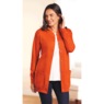 Snap-Front Cotton-Blend Women's Cardigan, , large
