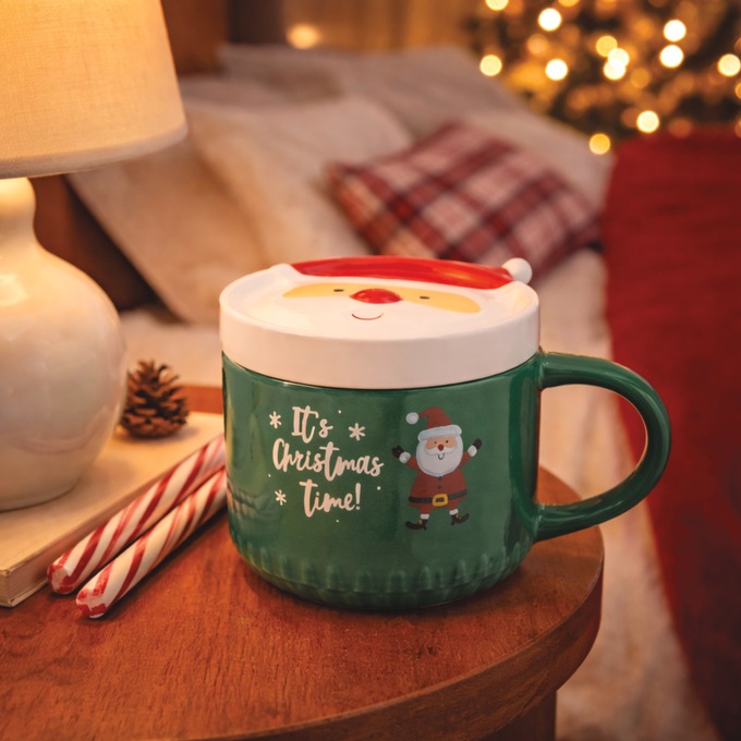 Holiday Mug with Lid Coaster, , large