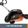 Worx 12-Amp Electric 7.5" Lawn Edger/Trencher, Black, large