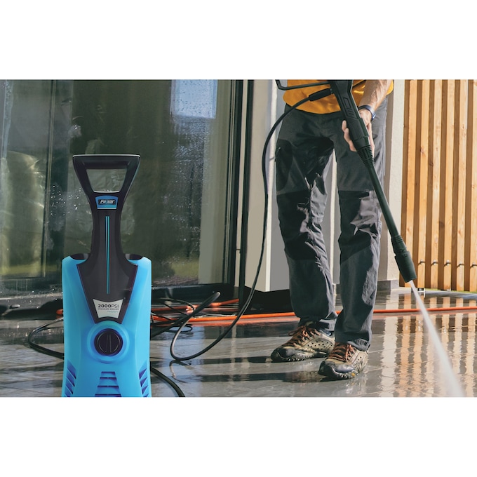 Pulsar 2000 PSI Vertical Electric Pressure Washer, Blue, large