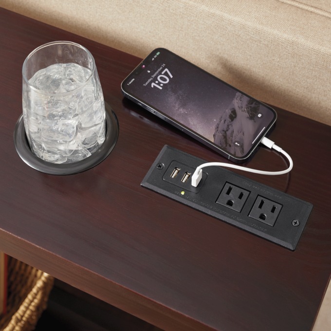 Powered Cupholder Console , , large