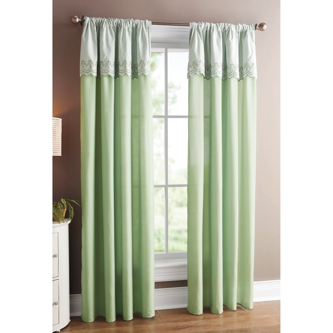 Eyelet Attached Valance Panel, , large