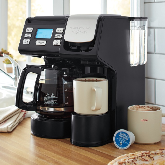Hamilton Beach FlexBrew Trio Coffee Maker, Black, large