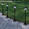 Set of 4 Chained Solar Lanterns, , large