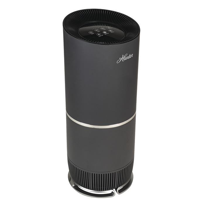Hunter HP670 Large Tower HEPA Air Purifier, Black, large