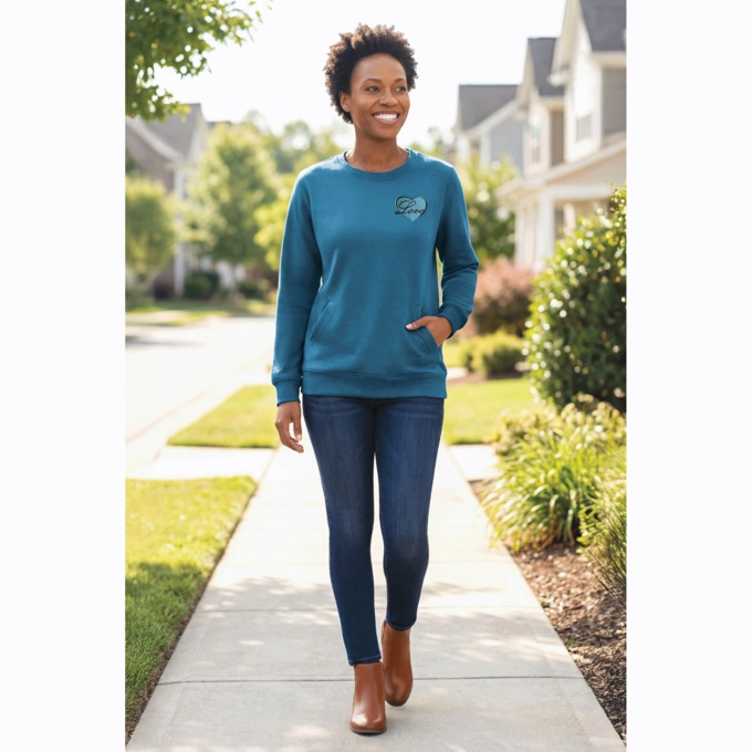 Novelty Fleece Sweatshirt, , large