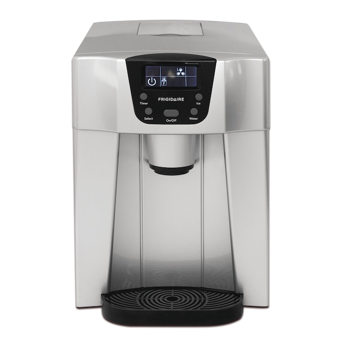 Frigidaire 2-in-1 Ice Maker & Water Dispenser, Silver, large
