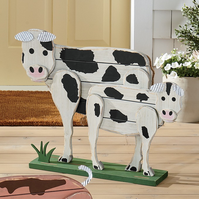 Chunky Wood Cutouts Farm Animal, , large