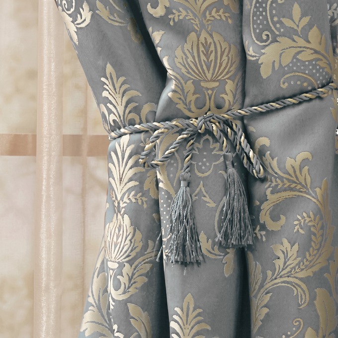 Alice Complete Window Set, Gray Gold, large