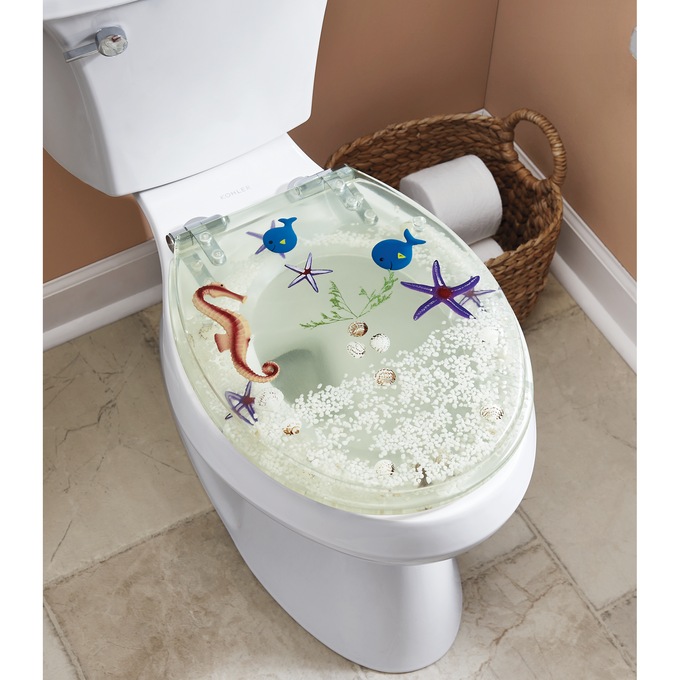 Coastal Toilet Seat, , large