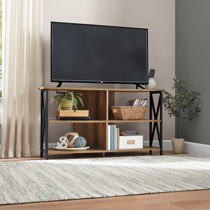 Powered Corner TV Stand, , large