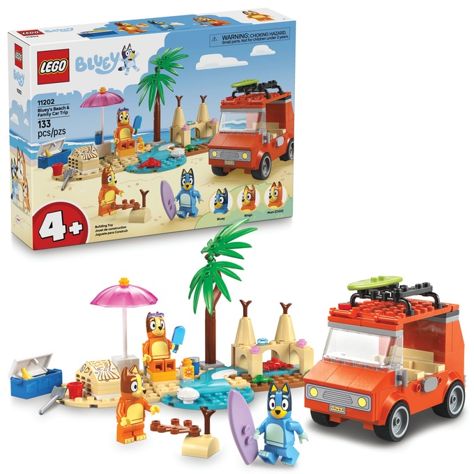 LEGO Bluey's Beach & Family Car Trip, , large