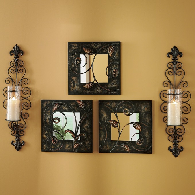 Set of 2 Della Corte Sconces, , large